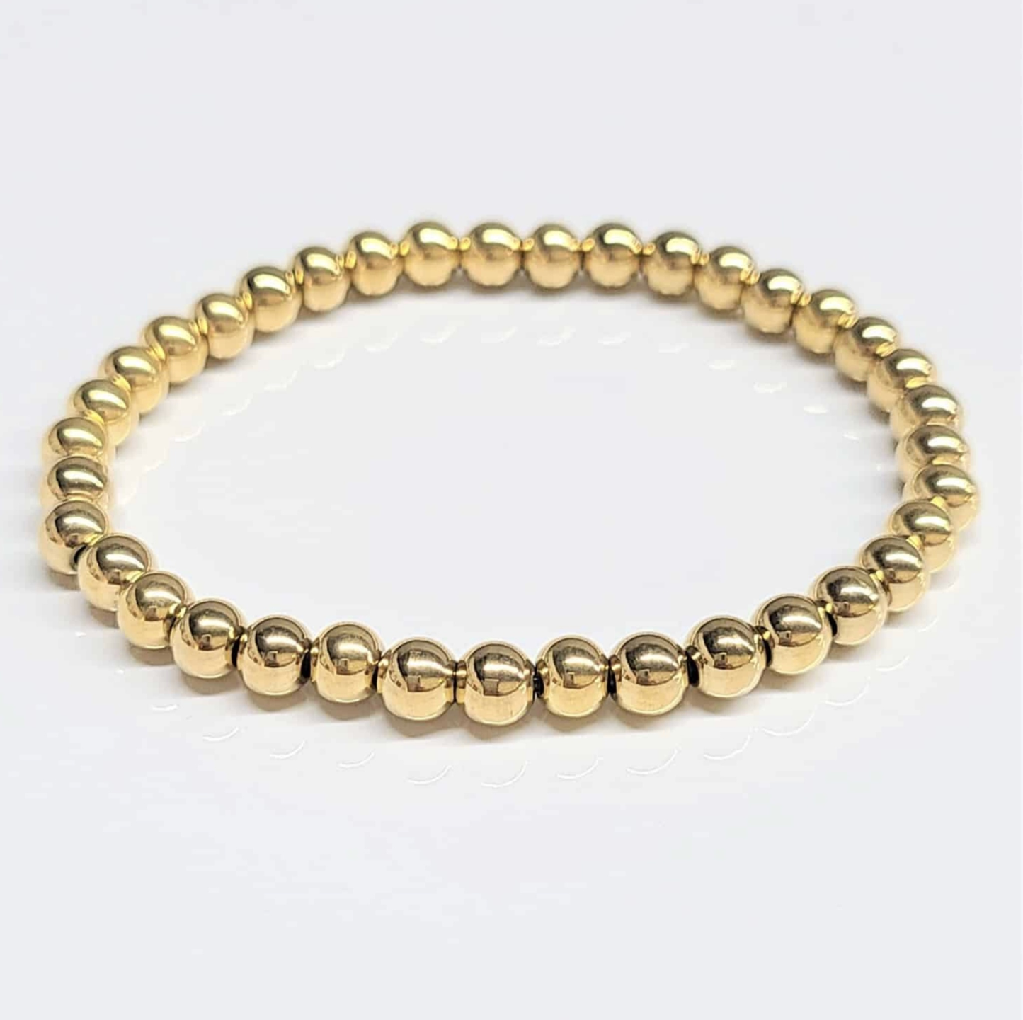 Stainless Steel Round Bead Bracelet "Pop"  - Fun Accent
