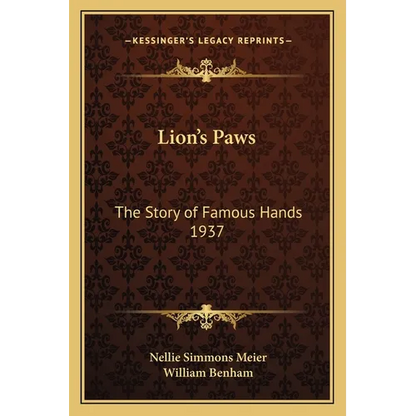 Lion's Paws: The Story of Famous Hands 1937