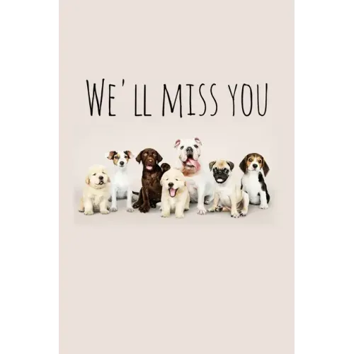 We'll miss you: Perfect goodbye gift for coworker that is leaving / going away gift for your co worker, boss, manager, employee.