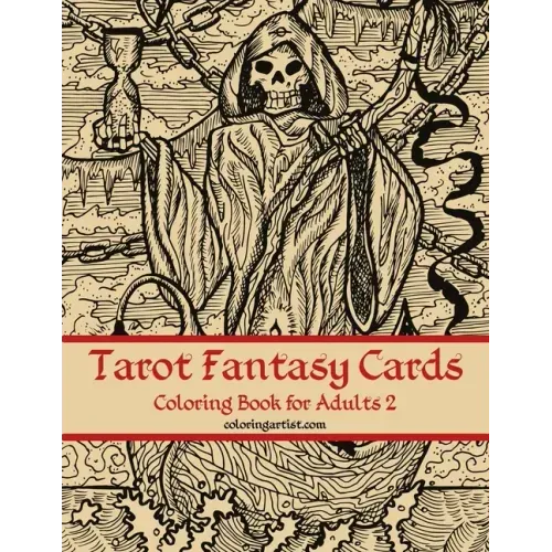 Tarot Fantasy Cards Coloring Book for Adults 2