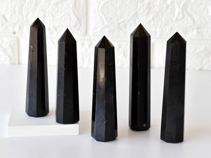 Obelisk | Black Tourmaline | Crystal Tower | Crystal Point