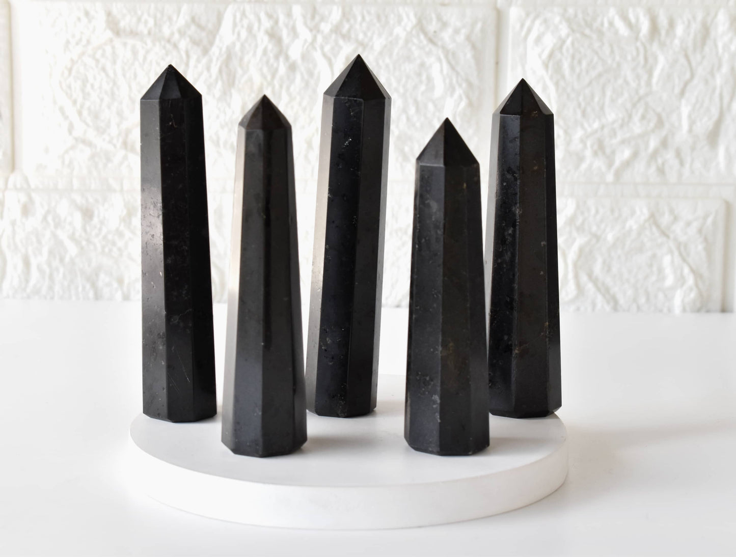 Obelisk | Black Tourmaline | Crystal Tower | Crystal Point