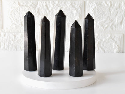 Obelisk | Black Tourmaline | Crystal Tower | Crystal Point