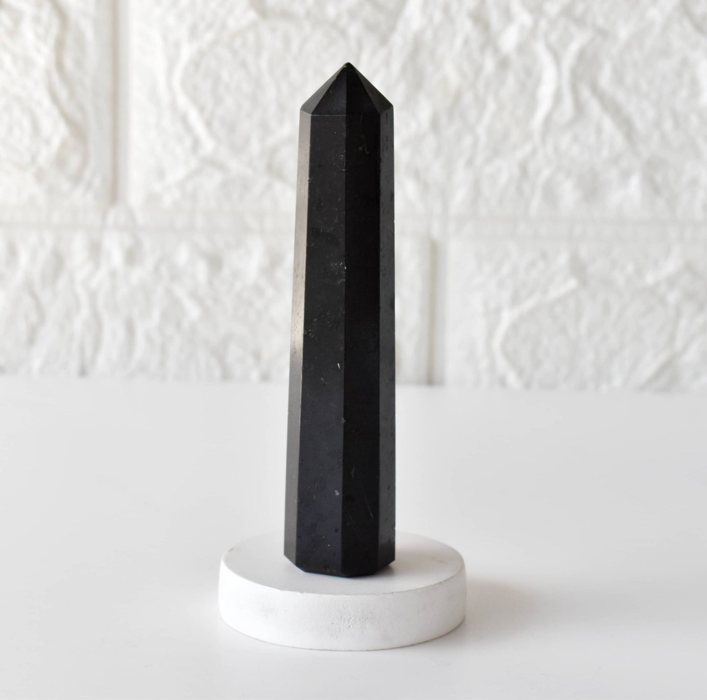 Obelisk | Black Tourmaline | Crystal Tower | Crystal Point
