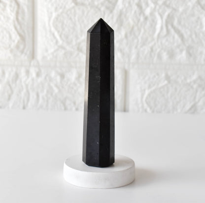 Obelisk | Black Tourmaline | Crystal Tower | Crystal Point