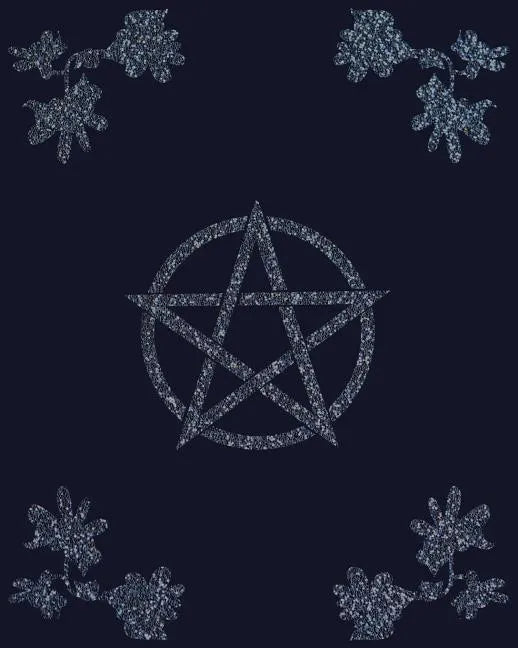 Grimoire: Pentacle Gemstone Flower Spell Book To Witchcraft Write Rituals & Ingredients - Paperback