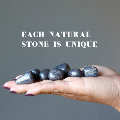 Hematite Tumbled Stone Real Protection