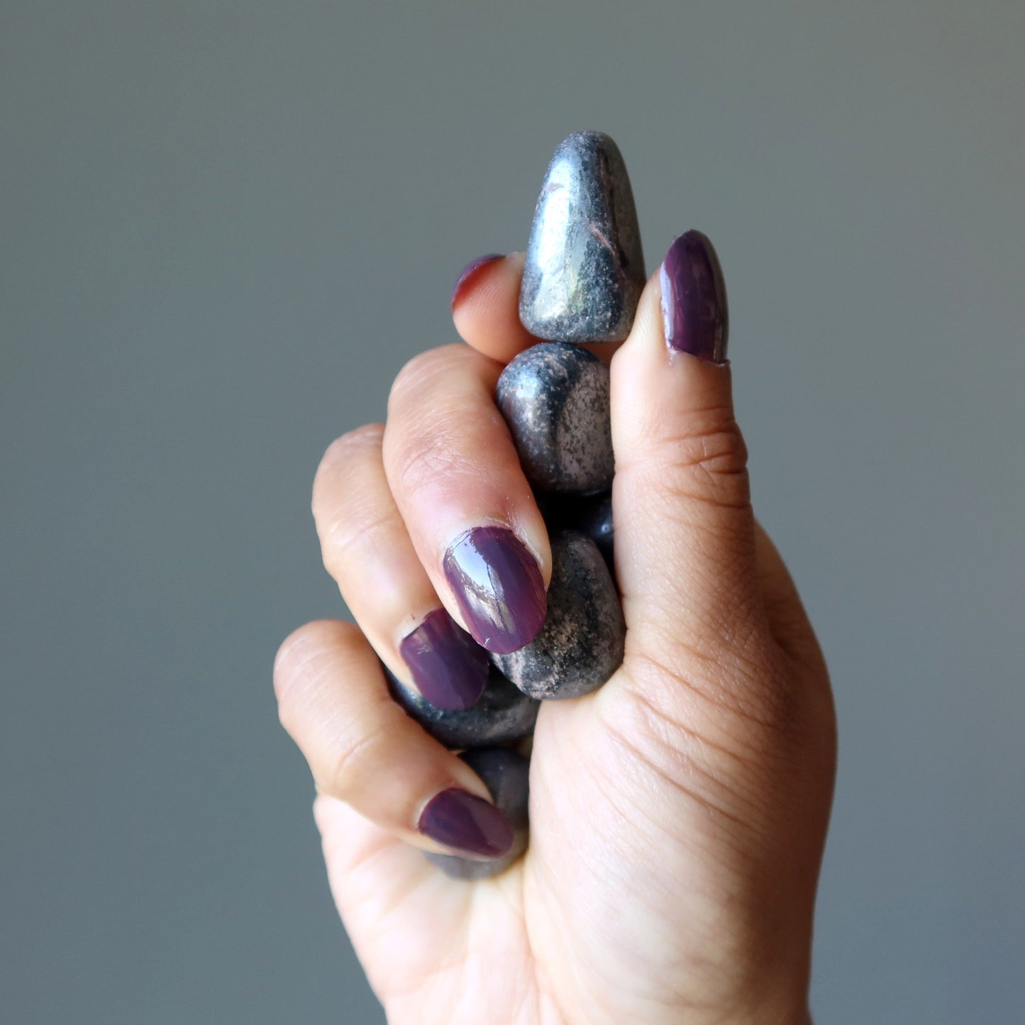 Hematite Tumbled Stone Real Protection