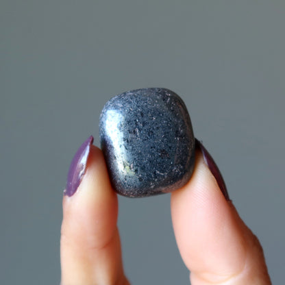 Hematite Tumbled Stone Real Protection