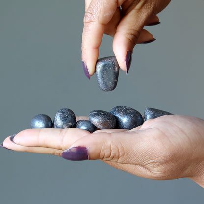 Hematite Tumbled Stone Real Protection