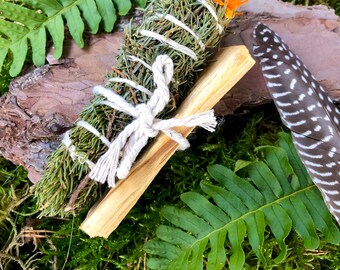 Smudge, Palo Santo, Selenite Wand Bundle