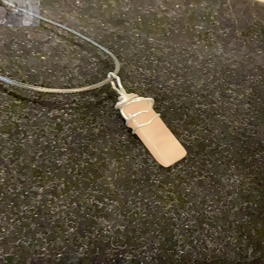 Healing Rose Quartz Necklace for Unconditional Love