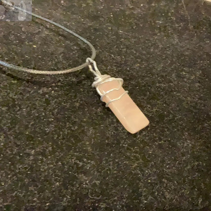 Healing Rose Quartz Necklace for Unconditional Love
