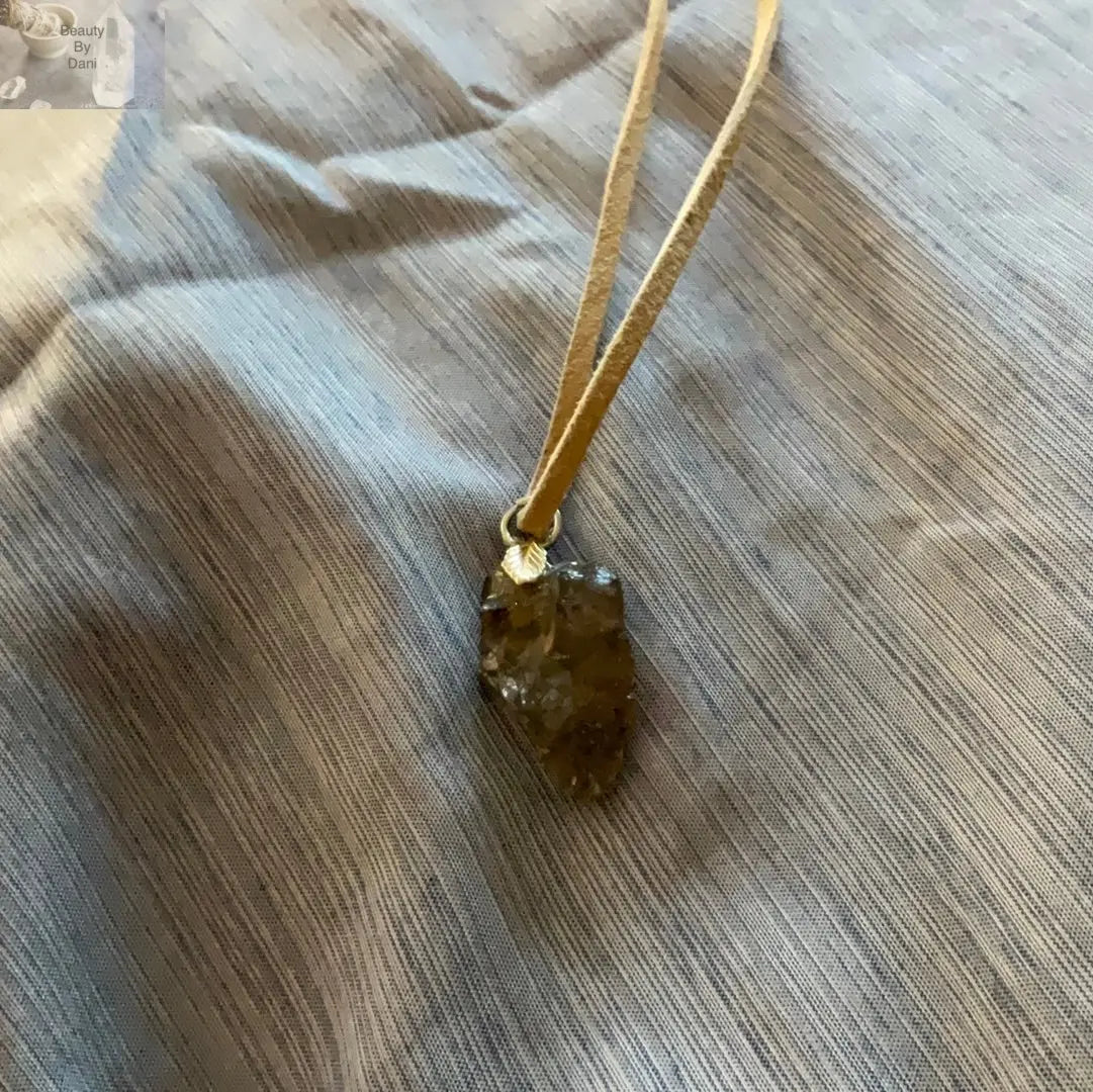 Smokey Quartz Pendant Necklace