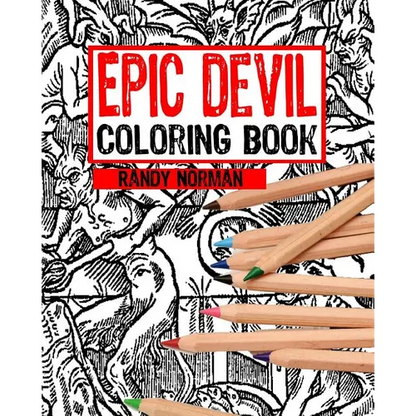 Epic Devil Coloring Book - Paperback