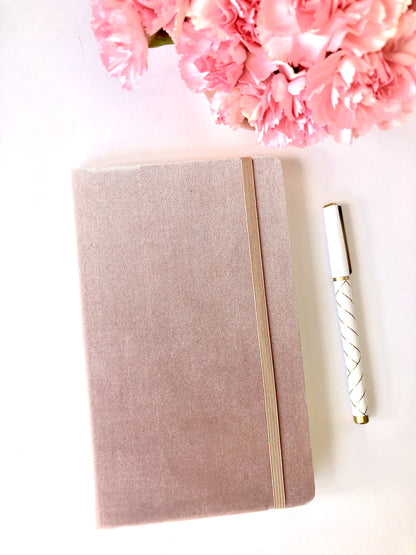 Velvet Hard Cover Journal