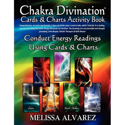 Chakra Divination Cards & Charts Activity Book - Paperback